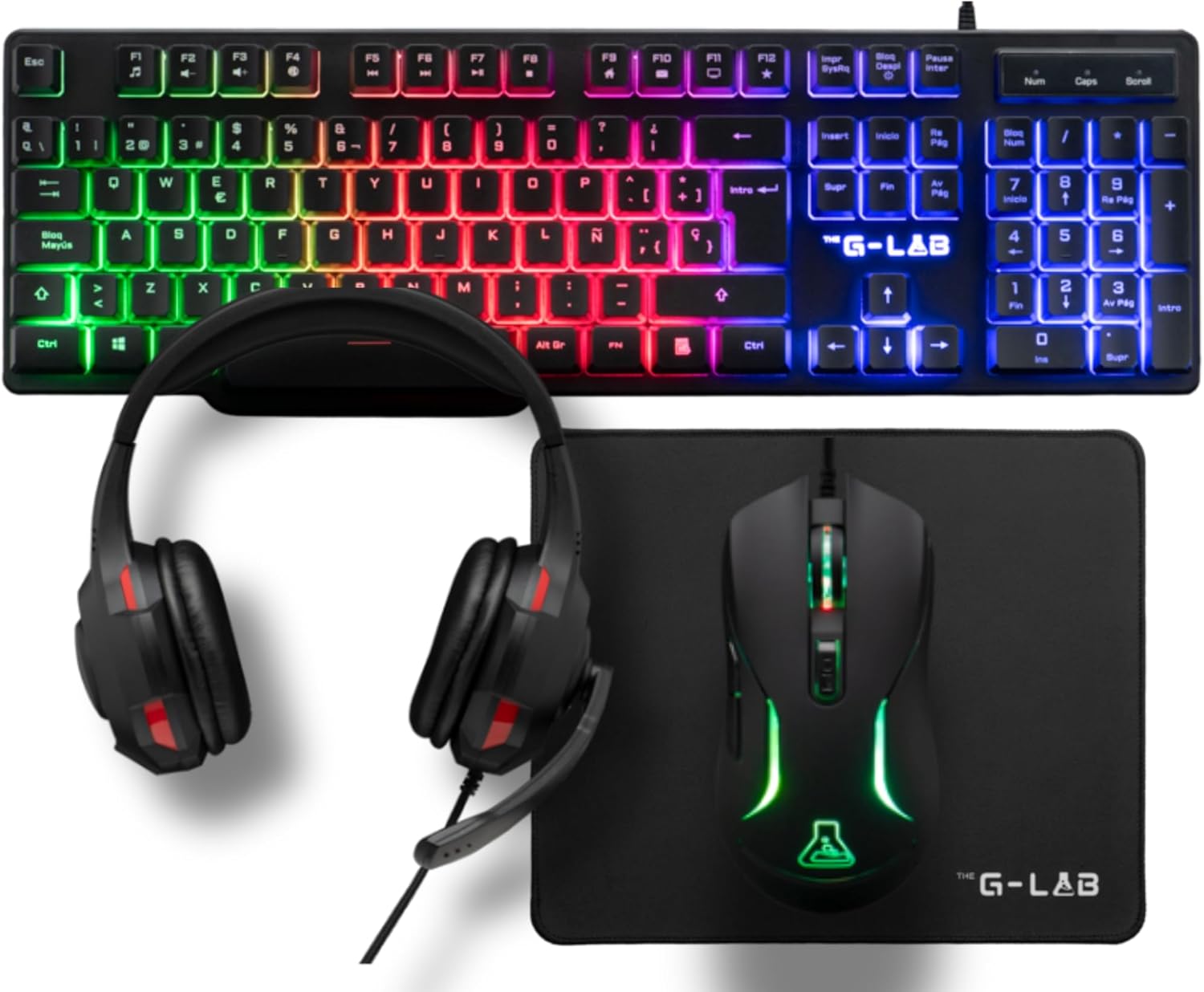 The G-Lab Sulfur Pack Gaming 4 en 1