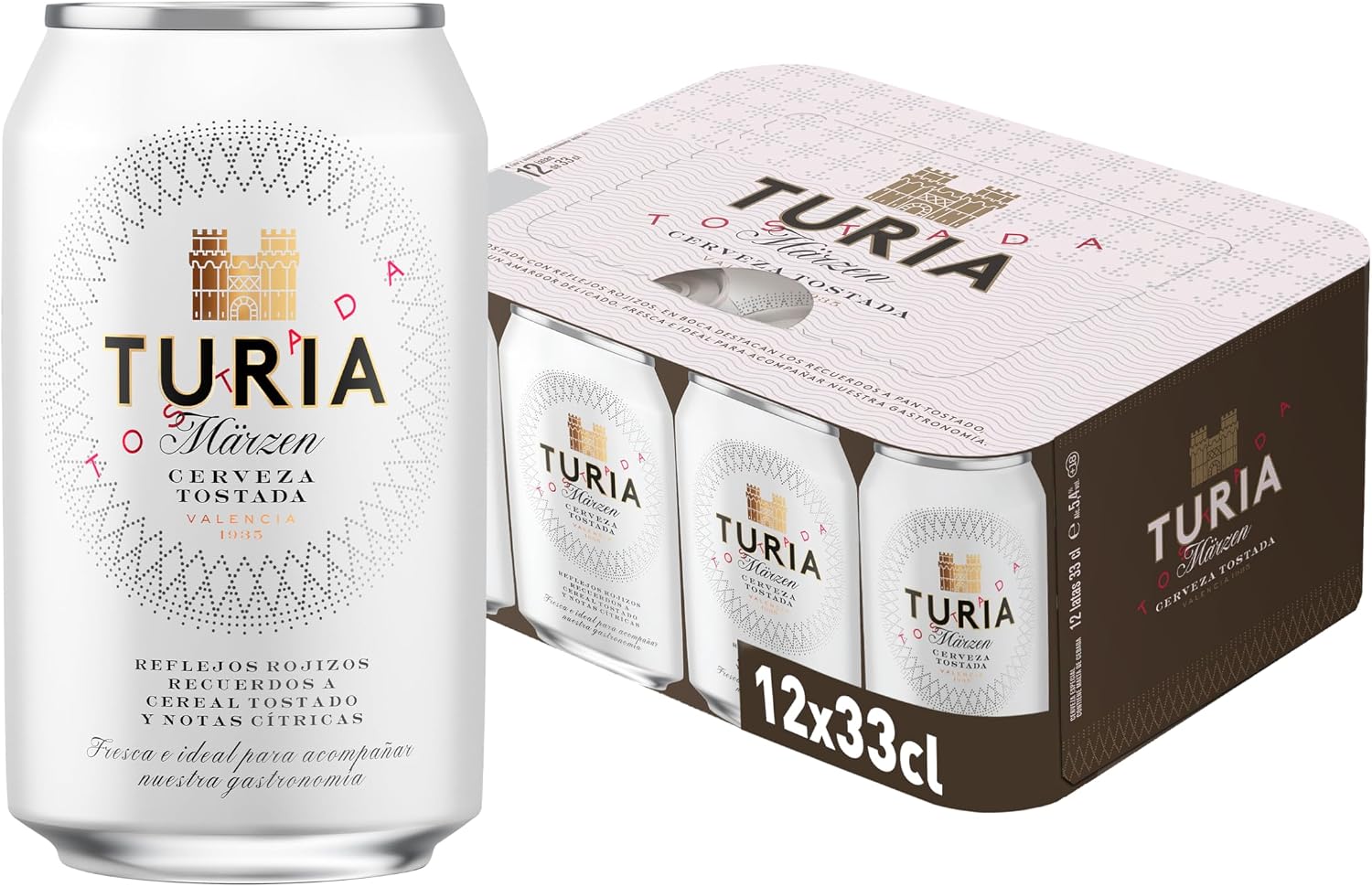 24x Turia Märzen Cerveza Tostada 33cl
