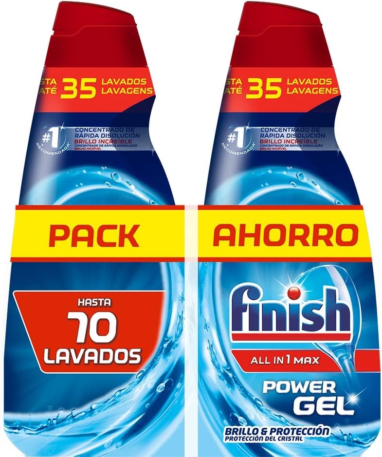 Finish All in 1 Max Gel Lavavajillas 250 lavados