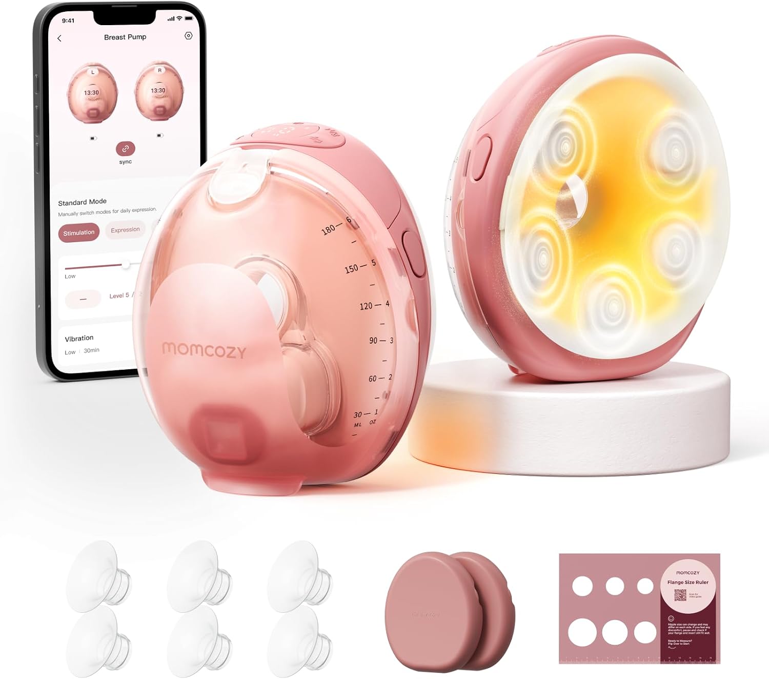 Momcozy Wellness 1 Sacaleches Eléctrico Térmico