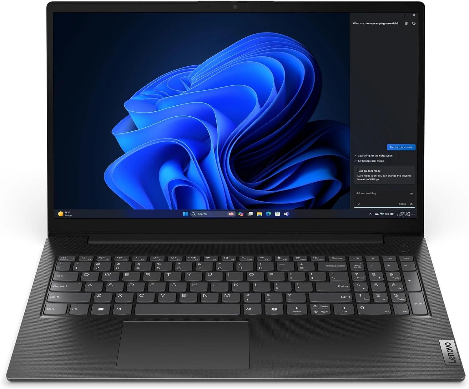 Portátil Intel Core i3 15,6" 16GB 512GB