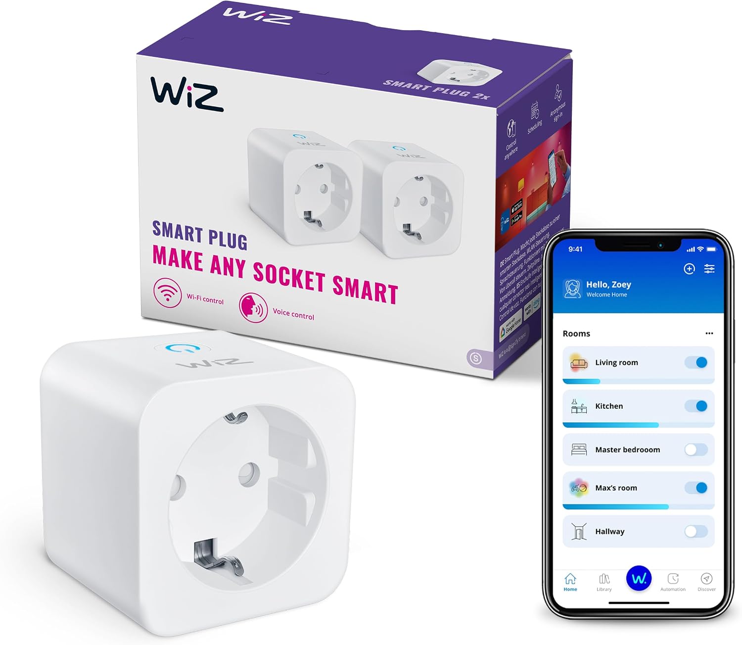 Wiz Enchufe Inteligente WiFi Blanco