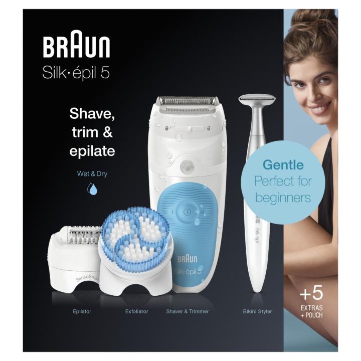 Braun Silk-épil depiladora eléctrica mujer para una depilación suave, depilación en s