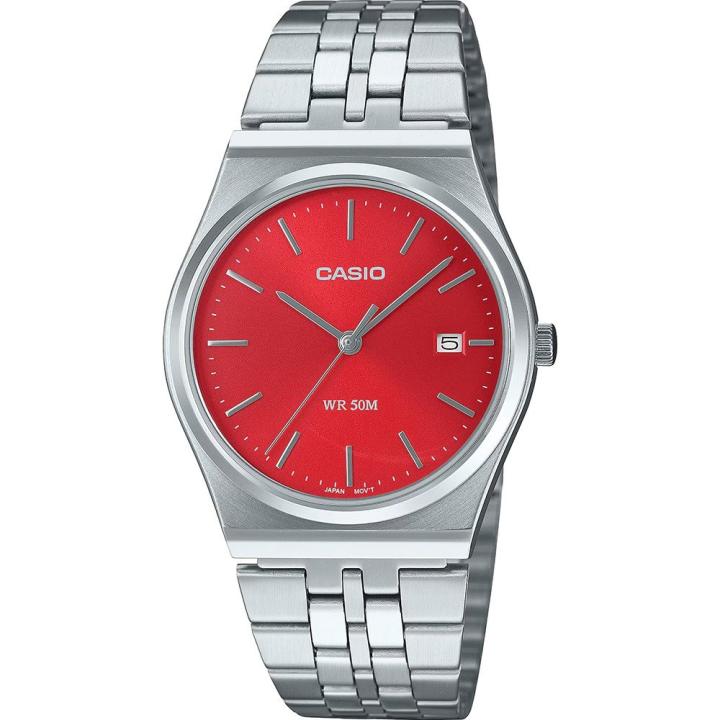 Casio Reloj Hombre Analogico Cuarzo con Correa de Acero MTP-B145D-4A2VEF ❗️ 🇪🇸