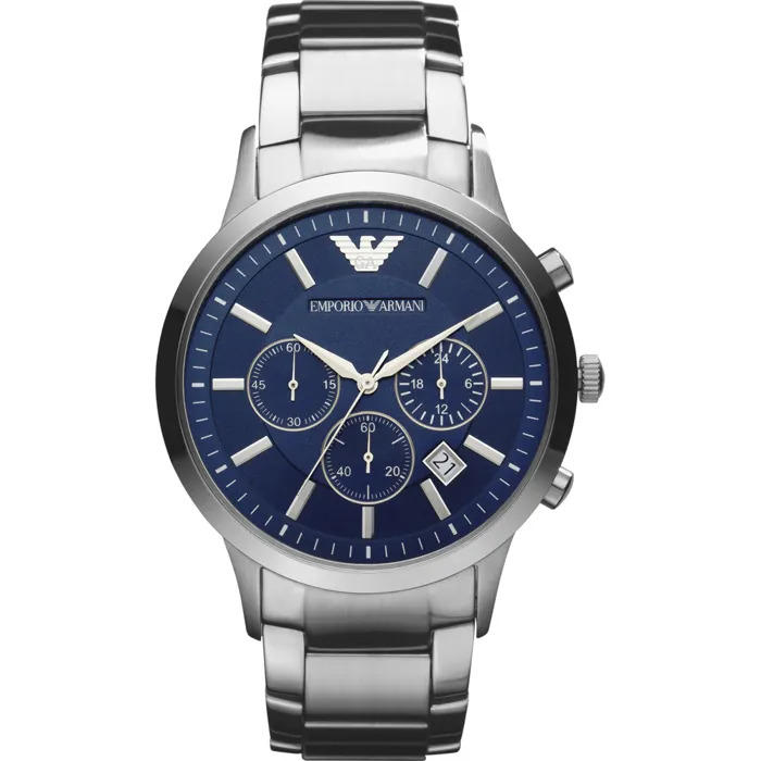 Reloj Emporio Armani Hombre AR2448 43mm Cronógrafo Clásico con Calendario Caja Origin