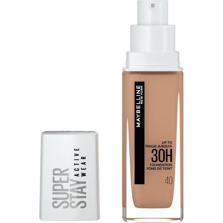 Maybelline Base de Maquillaje Super Stay 30H - Tono 40 Fawn Cannelle Cobertura Total 