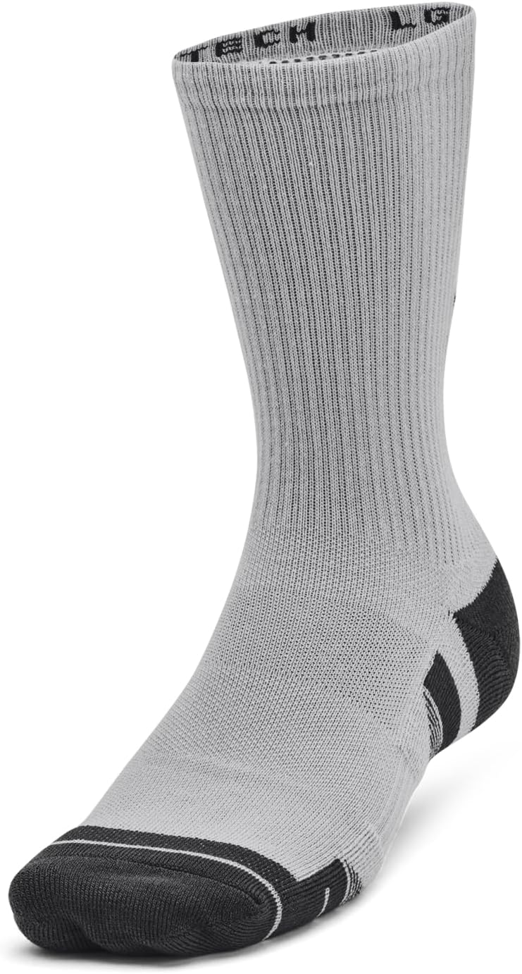 Under Armour Ua Performance Tech 3pk Crew, Calcetines Unisex adulto, Mod Gray, M 🇪🇸