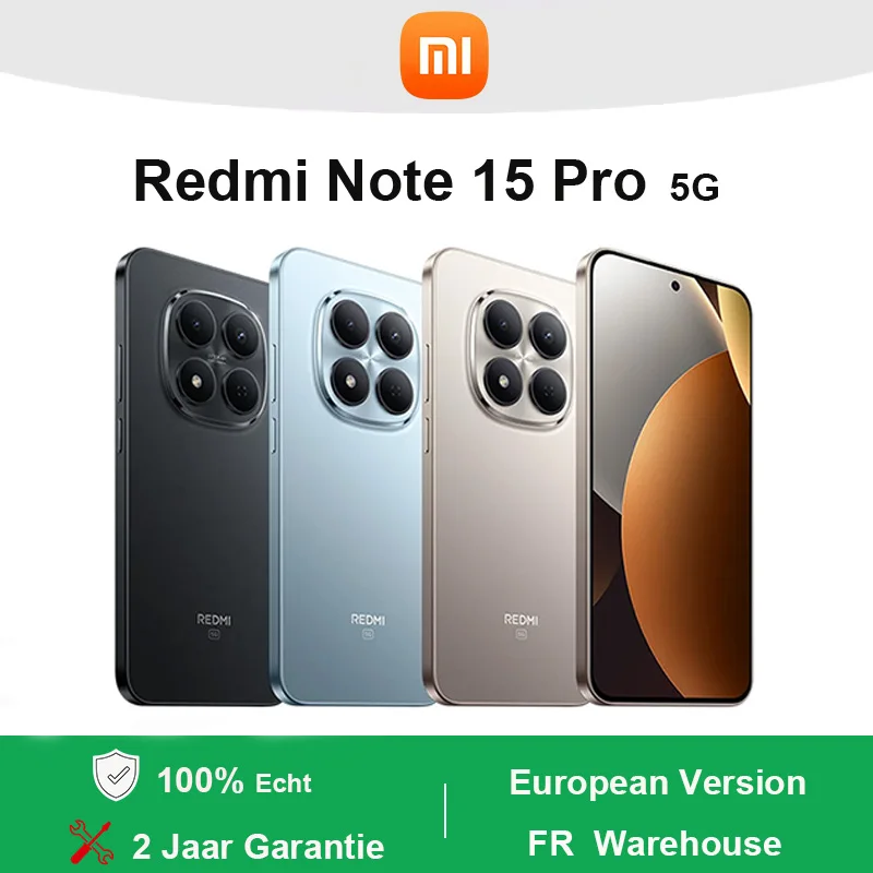 **Xiaomi Redmi Note 15 Pro 5G Smartphone MediaTek Dimensity 7400-Ultra Pantalla AMOLE