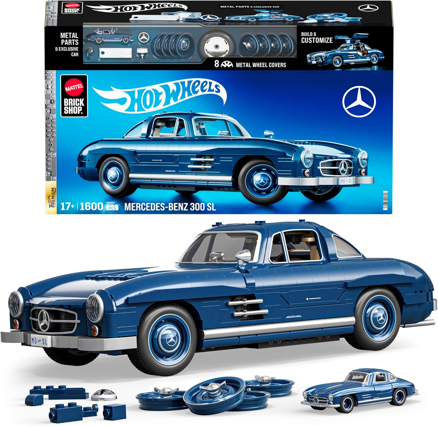 Mattel Brick Shop Mercedes 300 SL