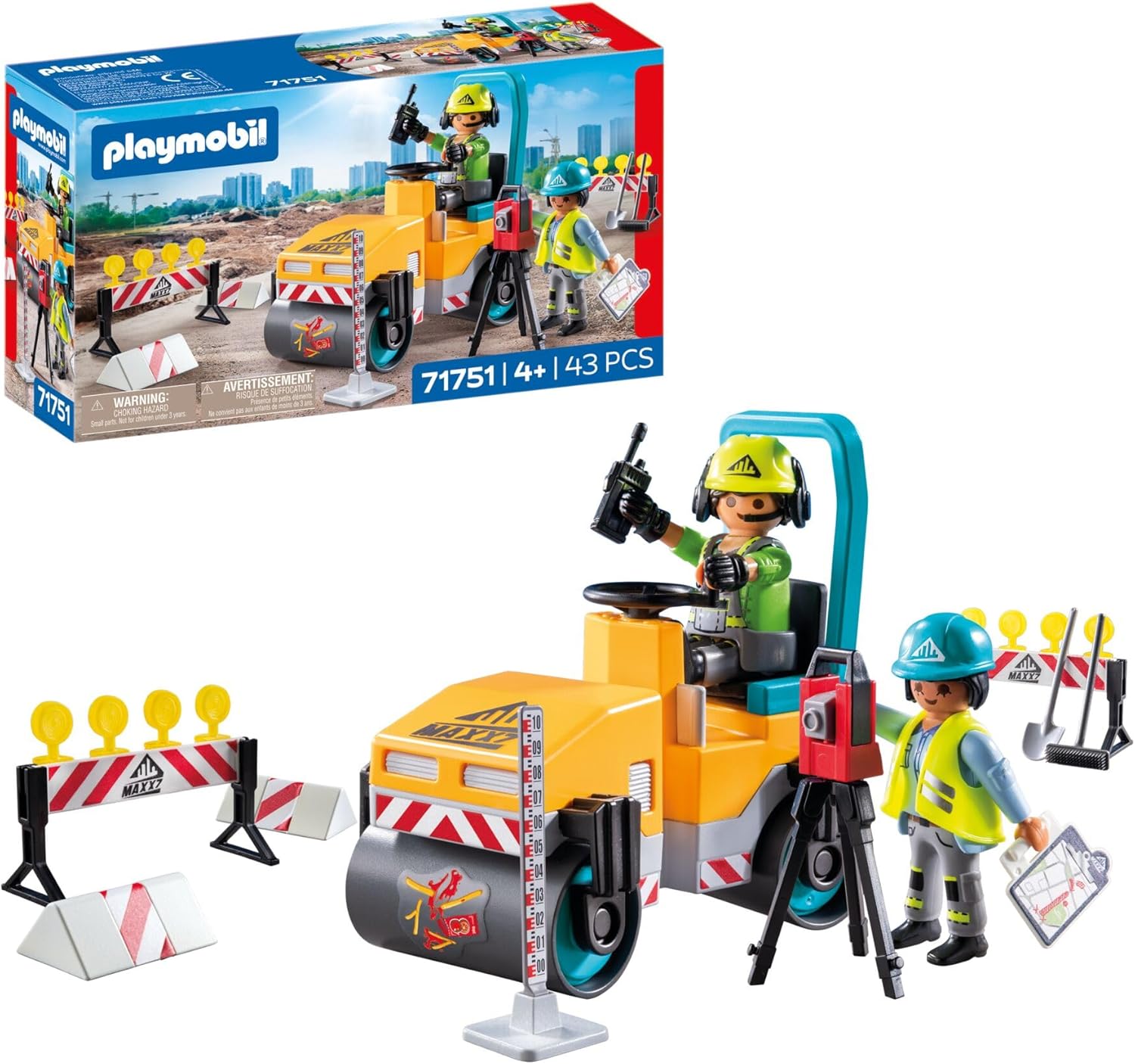 Playmobil Action Heroes Obra Carretera
