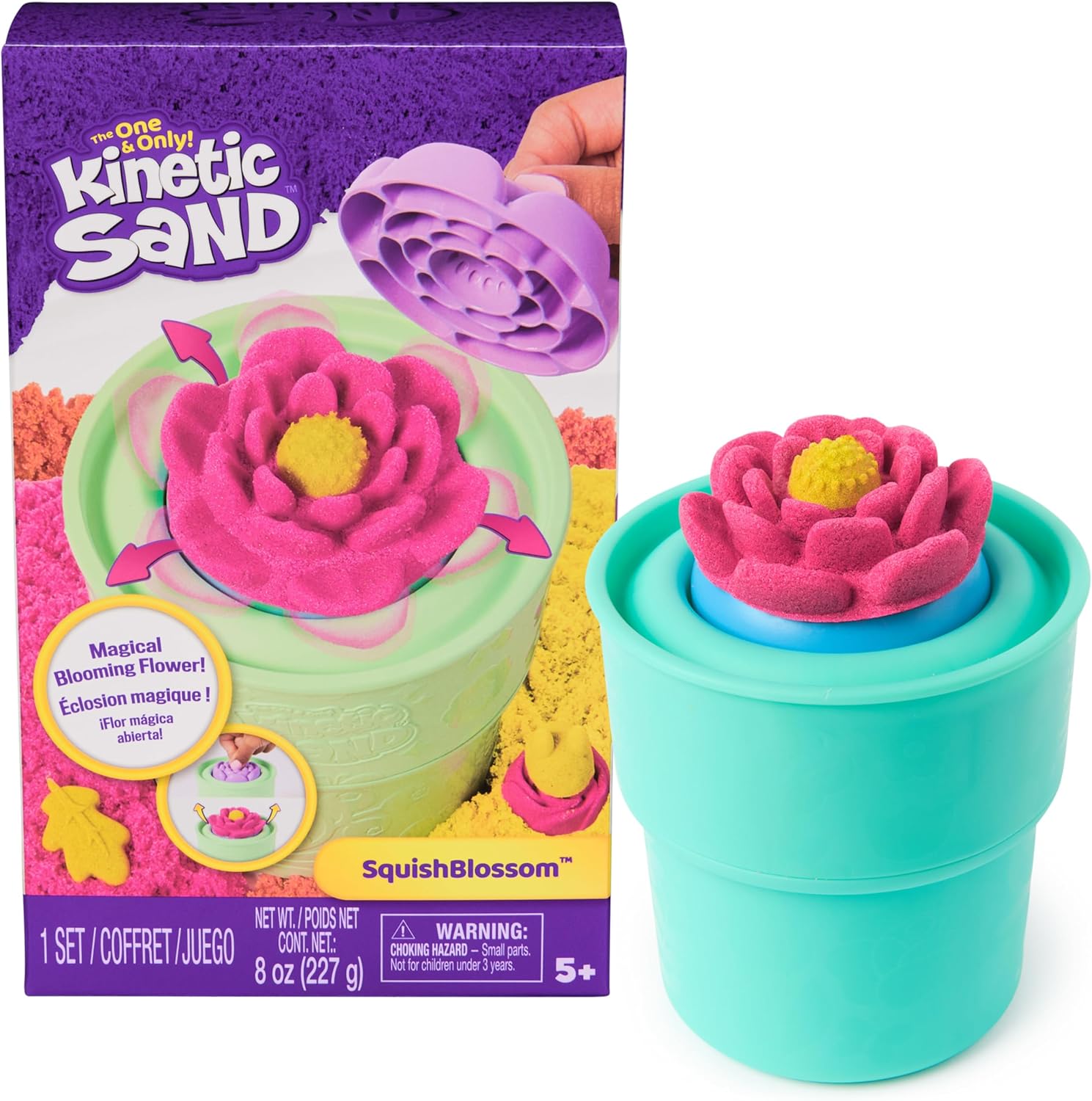 Kit Flor Mágica Kinetic Sand 227g