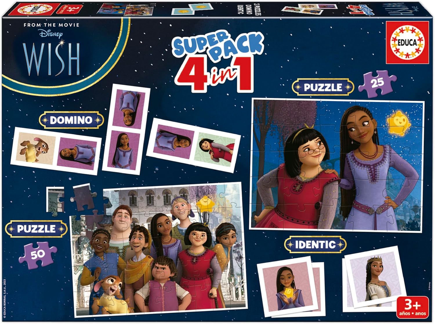 Educa Superpack Wish Juego 4 en 1