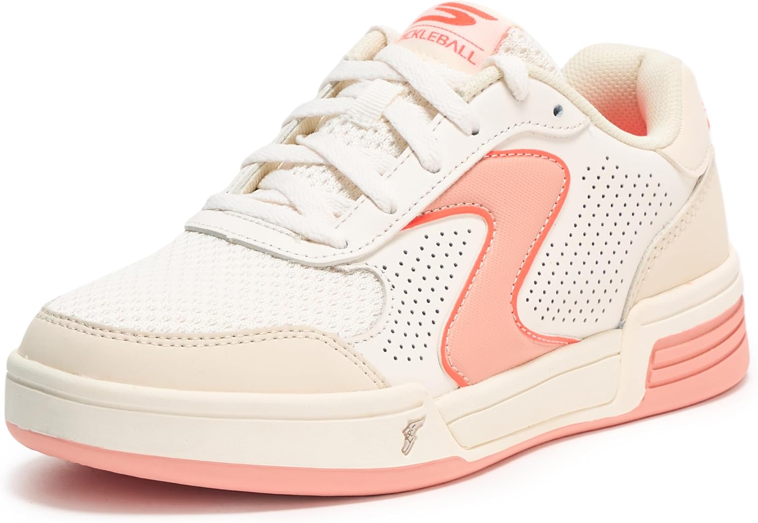 Skechers ▫️ Viper Court - Tenis clásicos para Mujer, Cuero Blanco Roto/Textil/sintéti