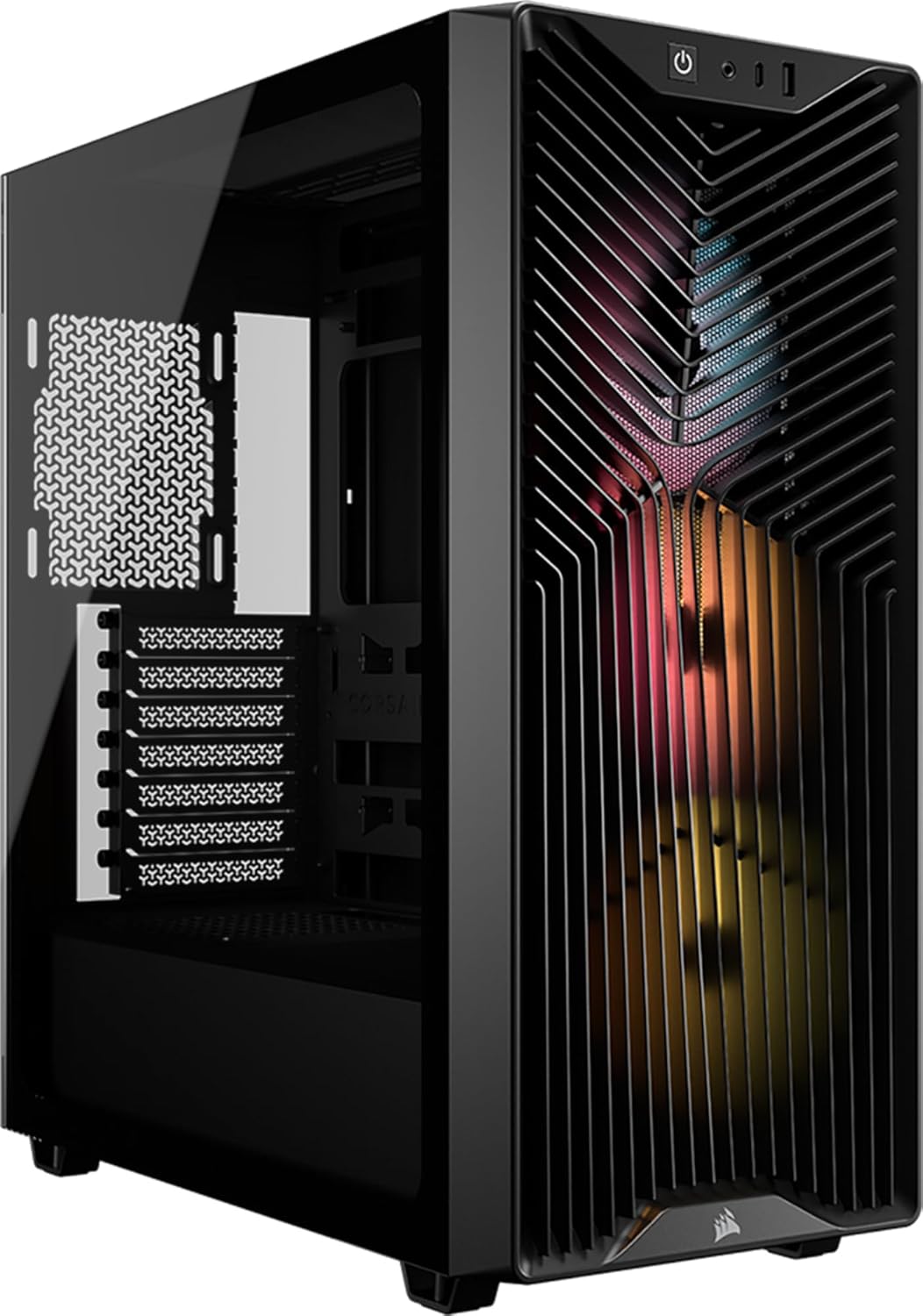 Corsair ▫️ 3200D RS Caja para PC Semitorre ARGB – Negro