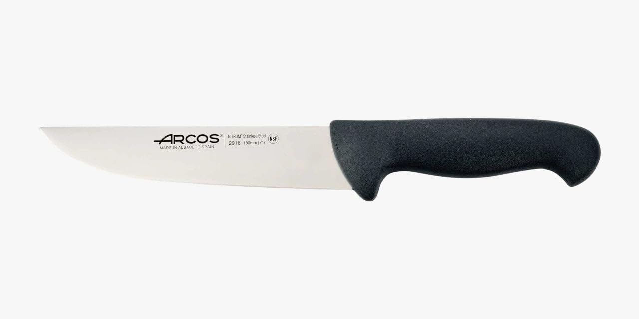 Arcos ▫️ Cuchillo Cocina Acero Inoxidable Negro 180 mm