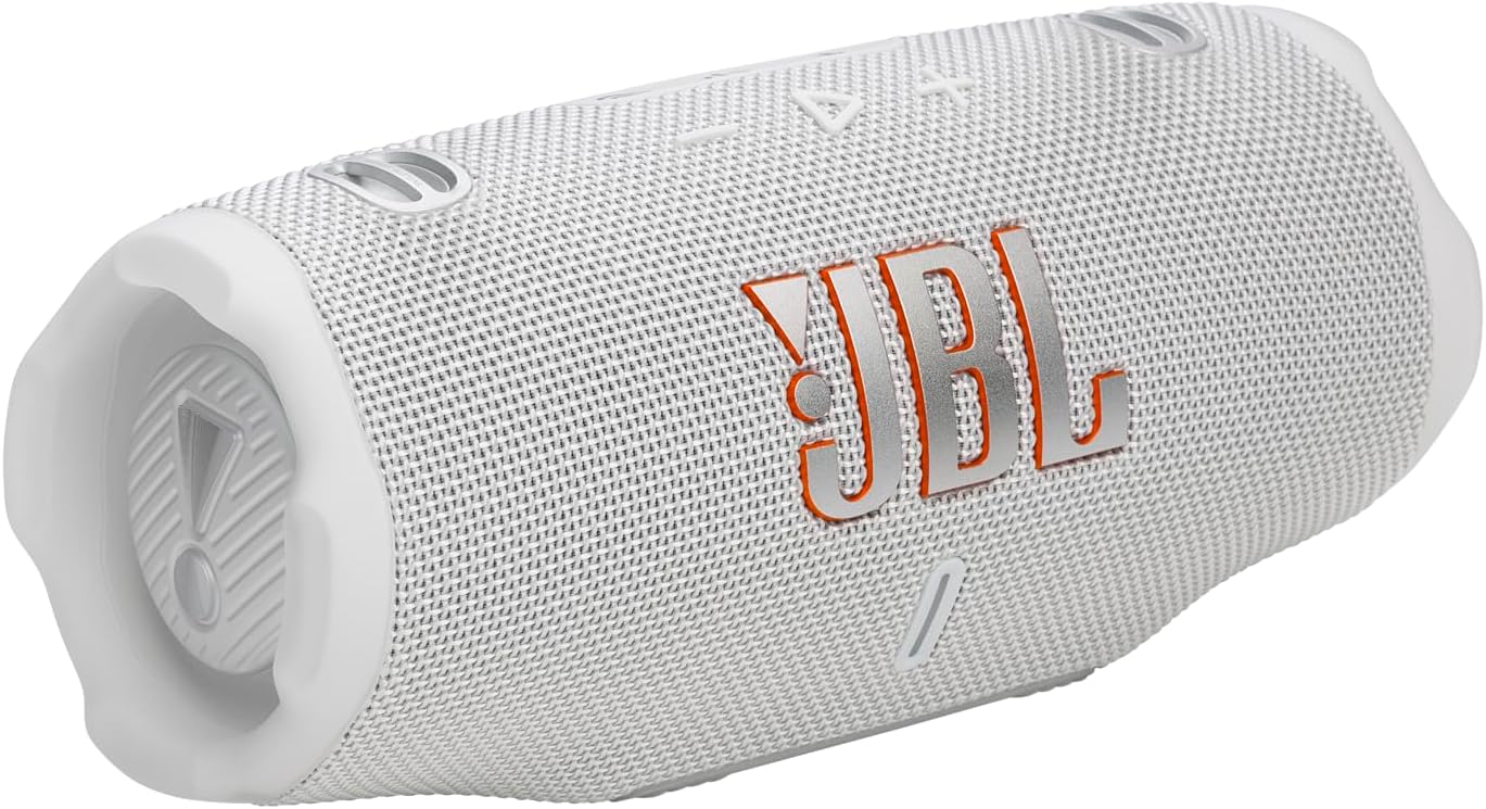 JBL ▫️ Charge 6, Altavoz Bluetooth, Blanco