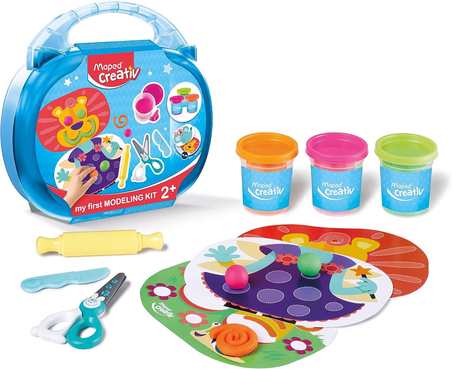 Maped ▫️ Set de Pintura Niños Kit Mi Primera Masa 2+ años