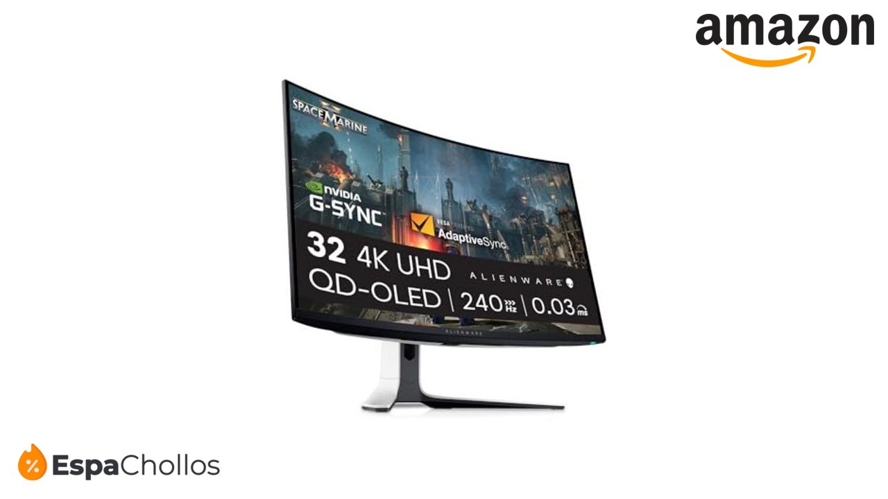 Alienware AW3225QF 32" 4K UHD Monitor Gaming Curvo