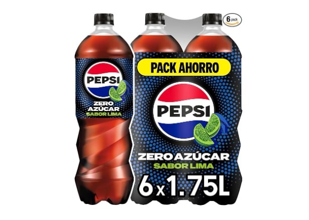 Pepsi Zero Azúcar Lima PET 1.75L (Pack de 6)
