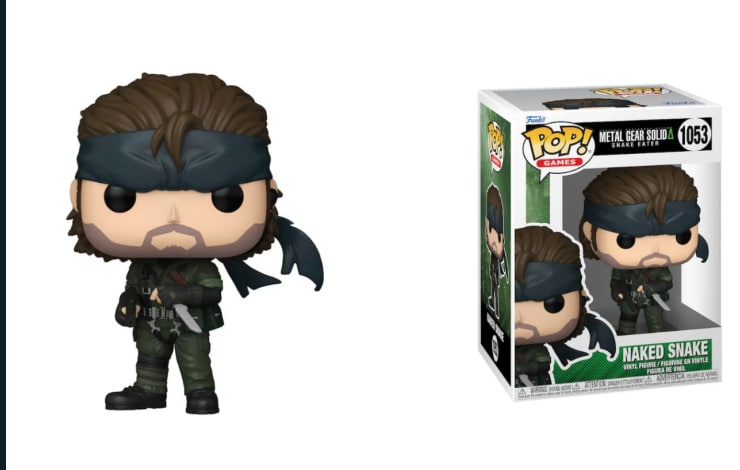 Funko Pop Naked Snake Figura Vinilo