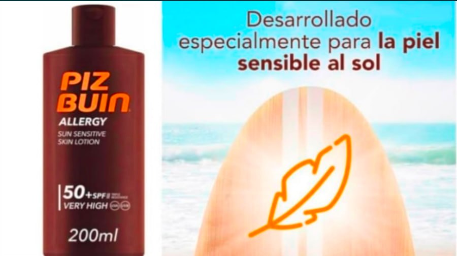 Piz Buin Allergy Protector Solar Piel Sensible  SPF 50+ 200ml