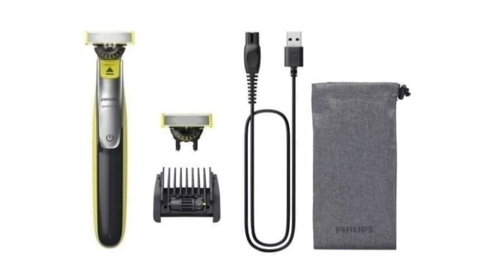Philips OneBlade 360 Maquinilla de Afeitar 5 en 1  +2 Cuchillas +Peine Guía