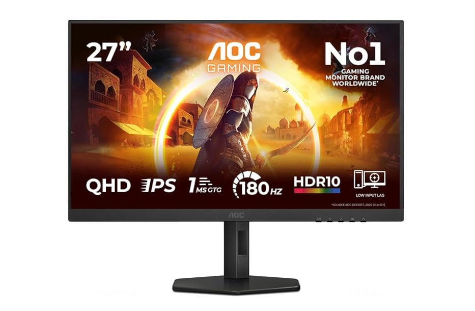 AOC Gaming Q27G4XF - Monitor QHD de 27"  Fast IPS 180Hz 0,5 ms