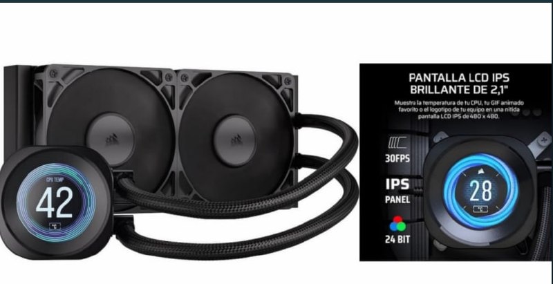 Corsair Nautilus 240 RS LCD Refrigeración líquida