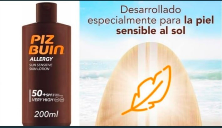 Piz Buin Allergy Protector Solar Piel Sensible  SPF 50+ 200ml