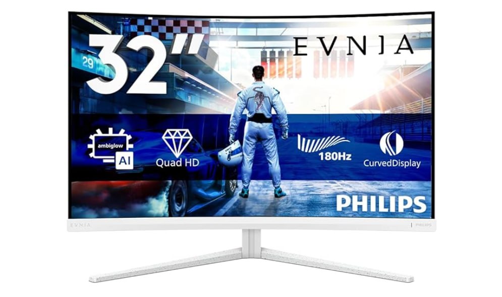Philips Evnia 32" Curvo QHD 180Hz solo 199€