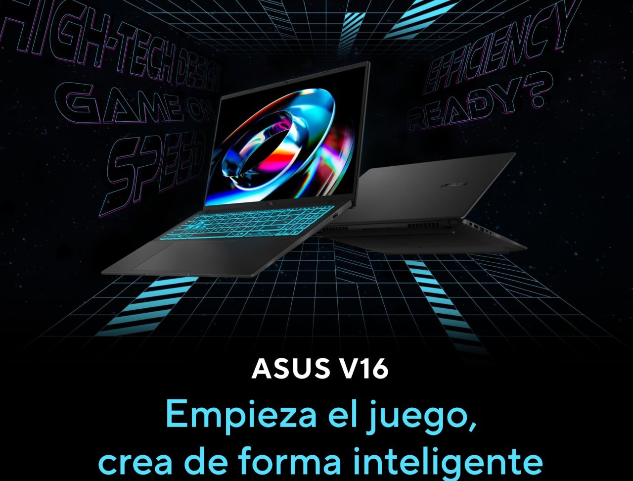 ASUS V16 Portátil Intel Core 7 RTX 5060