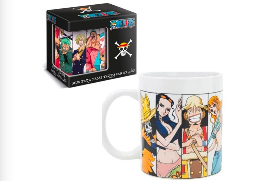 Taza de cerámica de 325 ml en caja regalo de One Piece