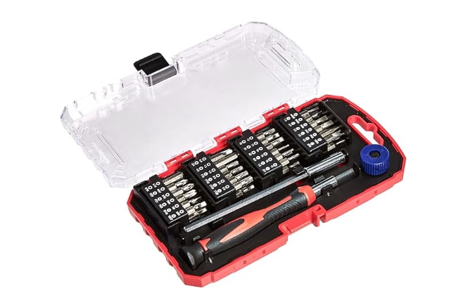 Juego de destornillador de precisión Amazon Basics 51 piezas