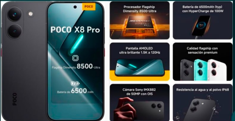 XIAOMI POCO X8 Pro  8GB+512GB