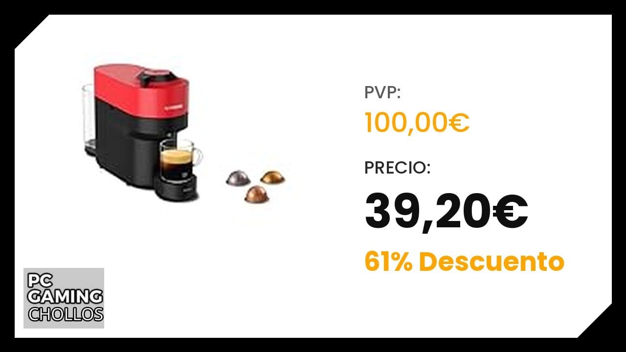 Krups Nespresso VERTUO Pop +20 cápsulas de regalo