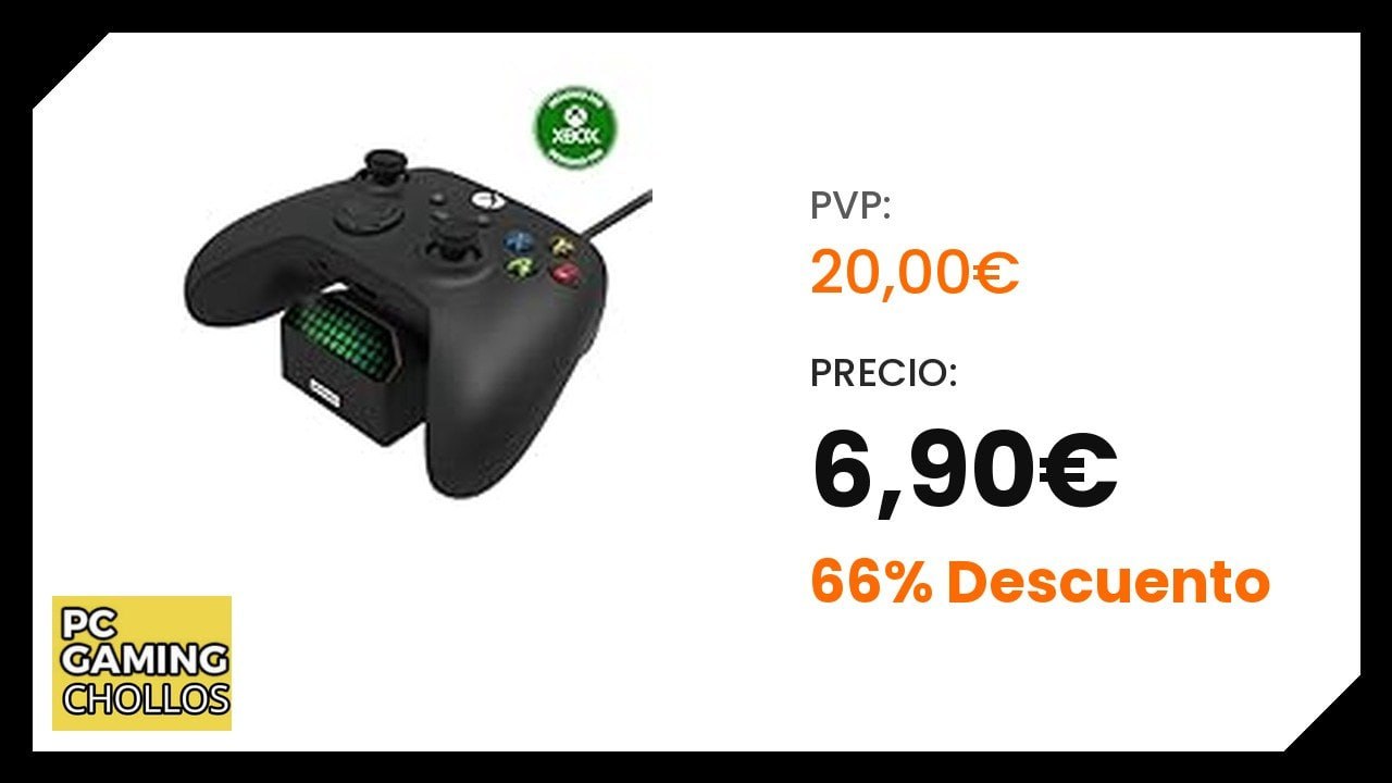 HORI - Estación de carga con batería recargable para XBOX