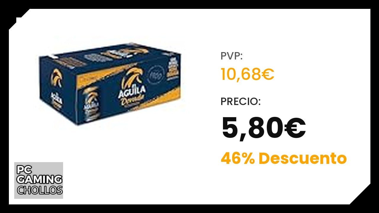 12x El Águila Dorada Cerveza Lager Especial 33cl