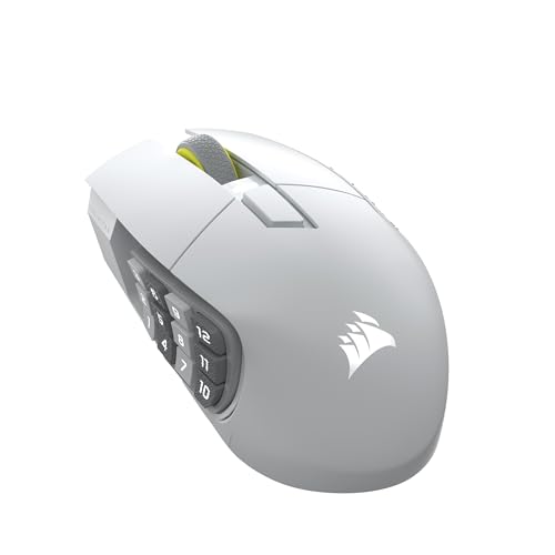 Corsair Scimitar Elite Wireless SE MMO Ratón para Juegos – 33,000 dpi, 16 Botones Pro