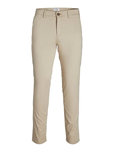 JACK & JONES Jpstmarco Jjbowie Noos Pantalones chinos, Oxford Tan, 33W / 34L Hombre ❗