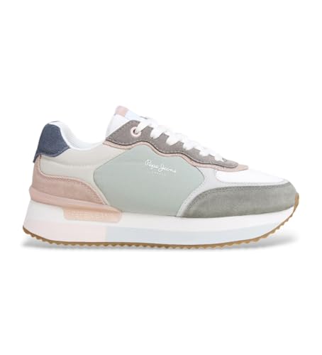 Pepe Jeans Zapatillas de Piel Rusper Class Multicolor ❗️ 🇪🇸