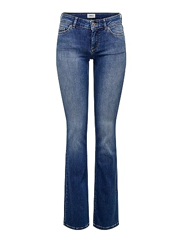 Only ONLBLUSH LW Flared DNM REA1303 Noos, Jeans Mujer, Medium Blue Denim, ❗️ 🇪🇸