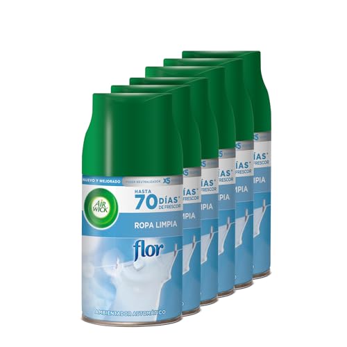 Air Wick Freshmatic - Recambios de ambientador spray automático, Esencia para casa co