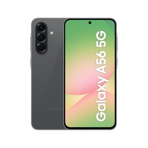 Samsung Galaxy A56 5G 256GB, Teléfono Móvil, 8GB RAM, 50MP Cámara, Negro, Garantía de