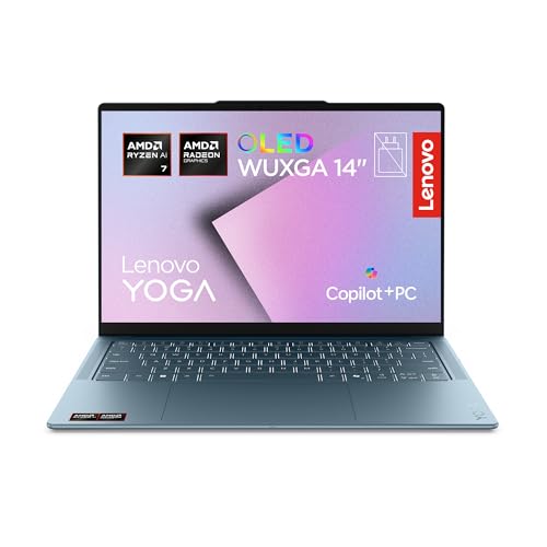 Lenovo Yoga Slim 7 Gen 11 – Ordenador Portátil IA 14'' OLED (AMD Ryzen AI 7 445, 32GB