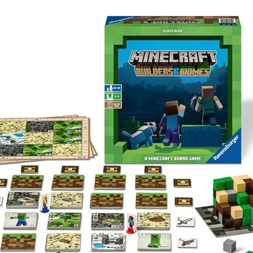 Ravensburger - Minecraft Builders & Biomes | Juegos De Mesa | Juegos De Mesa Niños 10