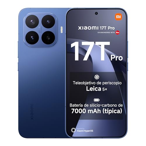XIAOMI 17T Pro Smartphone de 12+1024GB Azul Teleobjetivo Leica 5X ❗️ 🇪🇸