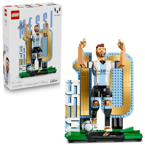 LEGO Editions Lionel Messi: Leyenda del Fútbol de Juguete - Maqueta 3D de Figura del 