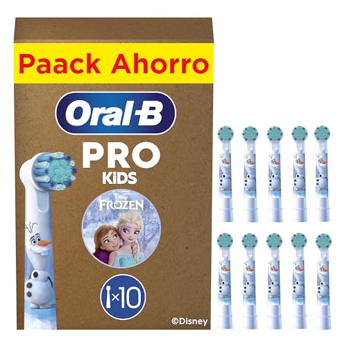 Oral-B Kids Cabezales de Recambio Originales para Niños +3 Años, Pack de 10 ❗️ 🇪🇸