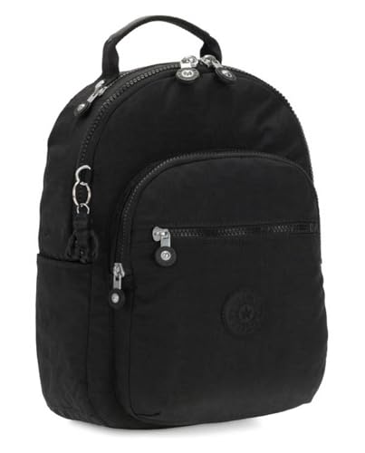 Kipling Seoul S Mochila Pequeña, Black Noir (Negro) ❗️ 🇪🇸
