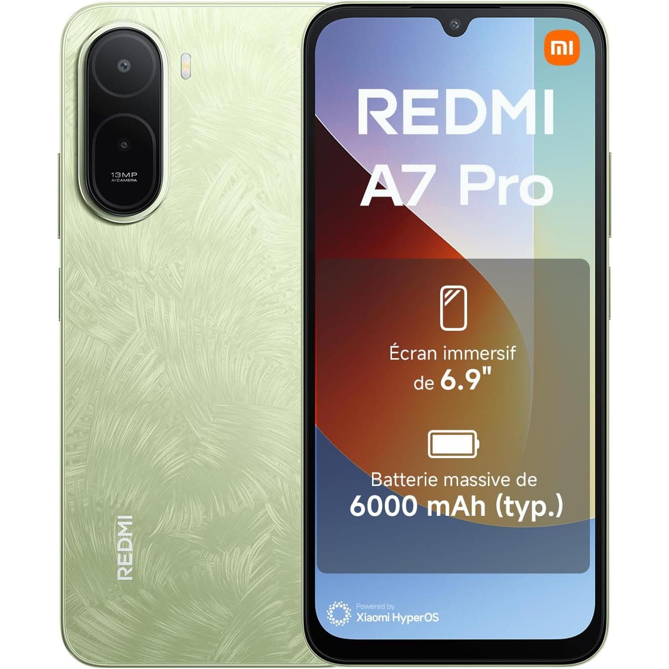 Xiaomi Redmi A7 Pro Smartphone 4+64GB l 4+128GB - Pantalla 6,9" 120 Hz, 6000 mAh, cám